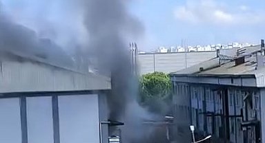 İstanbul- Başakşehir'de sanayi sitesinde yangın -1