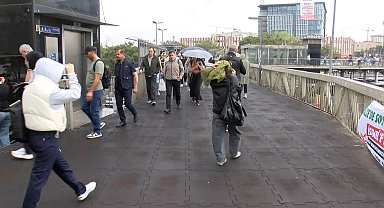 İstanbul - İstanbul'da yağmur etkili oluyor