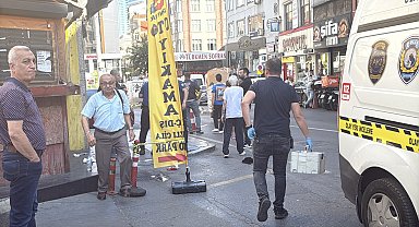 İstanbul - Kağıthane'de avukata silahlı saldırı kamerada