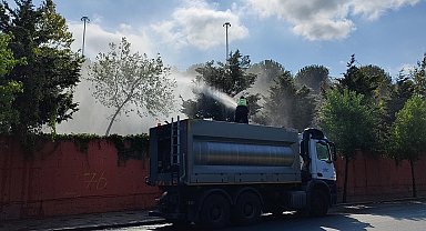 İstanbul- Küçükçekmece'de otluk alanda çıkan yangın söndürüldü