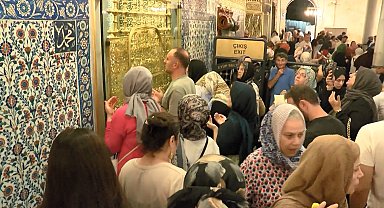 İstanbul - Mevlid Kandili Eyüpsultan Camii'nde idrak edildi