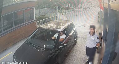 İstanbul - Sarıyer'de üniversite kampüsündeki cinayet öncesinde Kurtuluş'un kampüse girdiği anlar güvenlik kamerasında