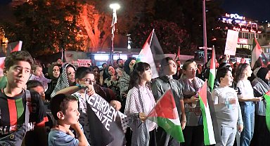 İstanbul- Üsküdar'da Sumud Filosu'na destek nöbeti