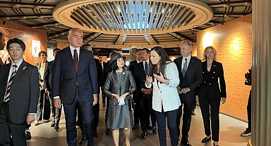 Japonya Prensesi Akiko Mikasa, 'Arkeolojinin Altın Çağı' sergisini ziyaret etti