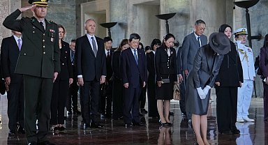 Japonya Prensesi Akiko Mikasa, Anıtkabir'i ziyaret etti