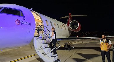 Kalp hastası bebek, ambulans uçakla sevk edildi