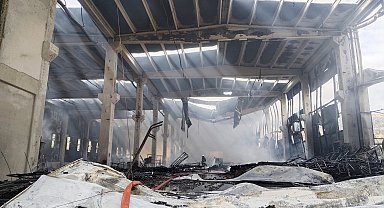 Kayseri'de mobilya fabrikasında yangın