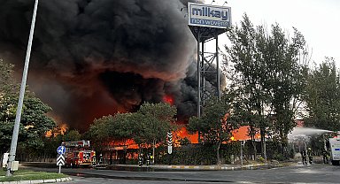 Kayseri'de tekstil fabrikasında yangın