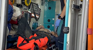 Malatya'da yük treninin çarptığı yaya ağır yaralandı