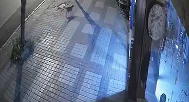 Manavda 2 saat arayla hırsızlık; para bulamayınca meyve çaldılar