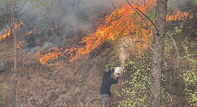 Muğla Köyceğiz'deki orman yangınında 58 ev boşaltıldı, 173 kişi tahliye edildi
