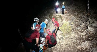Muğla'da doğa yürüyüşünde yaralandı, ekipler 2 saatte kurtardı