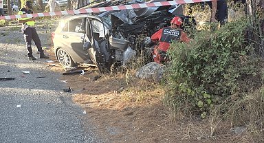 Muğla'da otomobil, ağaca çaptı: 1 ölü, 1 yaralı