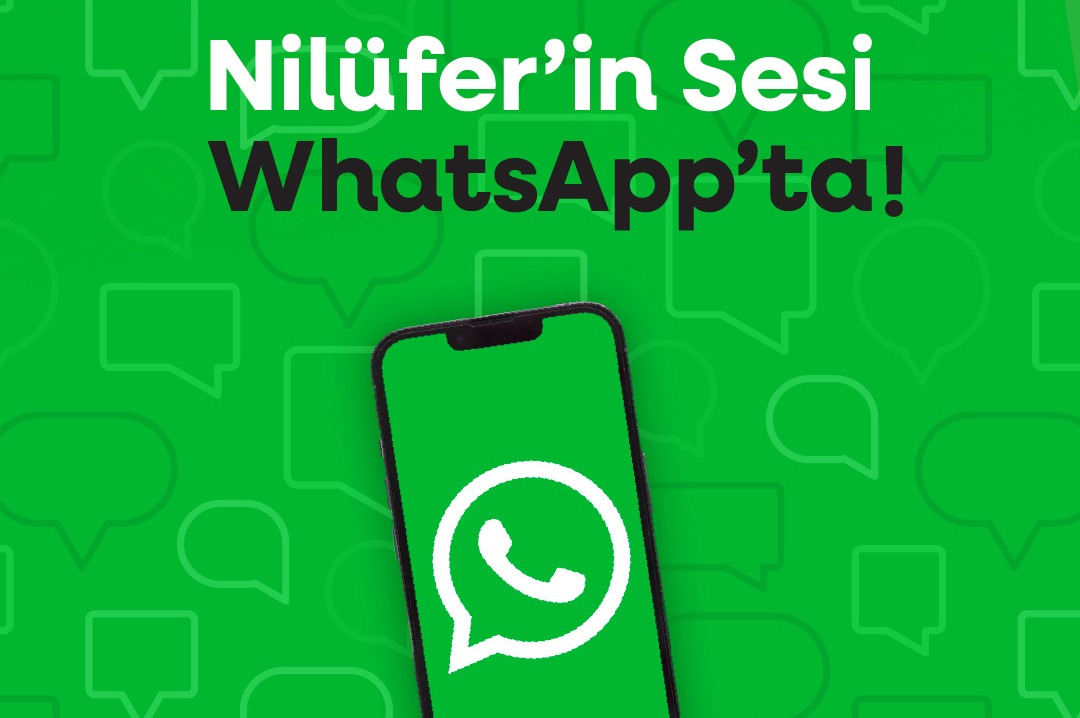 Nilüfer Belediyesi WhatsApp kanalı yayında
