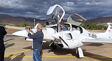 Nuri Demirağ'ın doğduğu ilçeye 84 yıl sonra ilk uçak indi