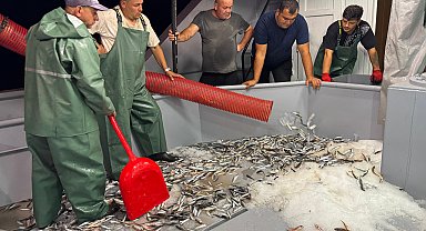 Ordu'da 'vira bismillah' diyen balıkçılar, sezonun ilk avını gerçekleştirdi