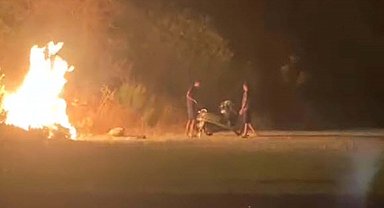 Ormanda yangın çıkardıkları iddiasıyla gözaltına alınan 2 şüpheli, adli kontrol şartıyla serbest