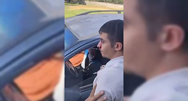 Otobüs şoförü, trafikte tartıştığı otomobil sürücüsünü darbetti