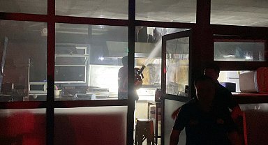 Özel okulun kantininde yangın