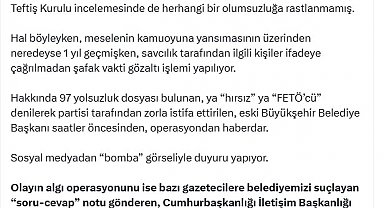 Özgür Özel: Mansur Yavaş başkanımızın sonuna kadar yanındayız