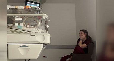 Pediatri doktorunun kuvöz başındaki nöbeti sosyal medyada ilgi gördü