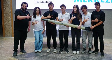 Roket tasarlayan liselilerin hedefi TEKNOFEST şampiyonluğu