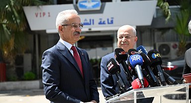 Şam Havalimanı'na zorlu hava koşullarında iniş desteği