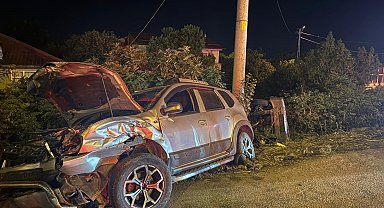 Samsun'da otomobil ile cip çarpıştı; 1 ölü, 2 yaralı