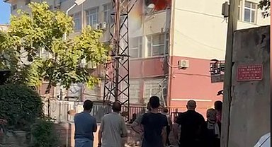 Şanlıurfa'daki Hilvan Hükümet Konağı'nda yangın