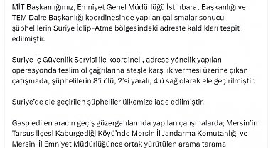 Servis sürücüsünü öldüren DEAŞ mensuplarına operasyon: 8'i ölü, 2'si yaralı, 4'ü sağ ele geçirildi
