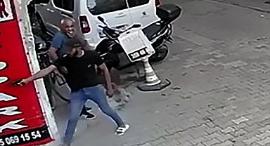 Silahları tutukluk yapınca otoparka saldırıdan vazgeçip kaçtılar; o anlar kamerada