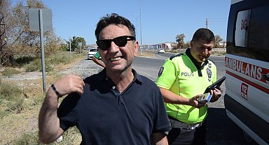 Sulama kanalına düşen otomobilin sürücüsü: Tavus kuşu gibi uçtum