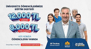 Sultanbeyli Belesiyesi'nden üniversiteyi kazanan gençlere eğitim desteği