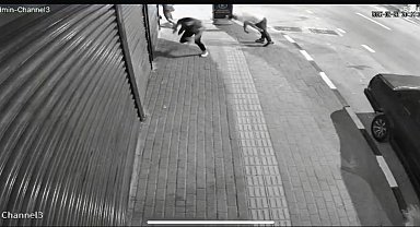 Tartıştığı kişiyi tabancayla başından vurdu; olay anı kamerada