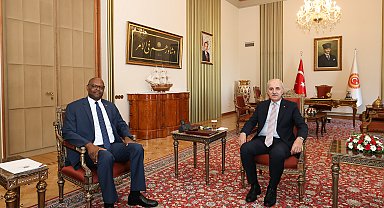 TBMM Başkanı Kurtulmuş, Zimbabve Büyükelçisi Mutiwazuka'yı kabul etti.