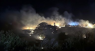 Tekirdağ'da anız yangını yerleşim yerine ulaşmadan kontrol altına alındı