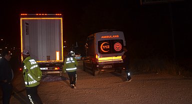 TIR'ın çarptığı yaya öldü