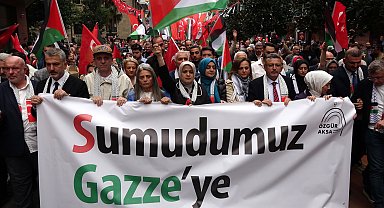 Trabzon'dan Filistin'e destek