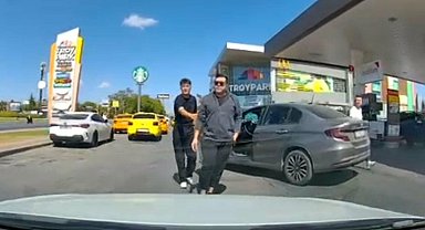 Trafikte tartıştığı sürücünün üzerine yürümüştü; ehliyetine el konuldu