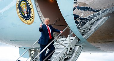 Trump'ı taşıyan uçakla yolcu uçağı çarpışma tehlikesi atlattı