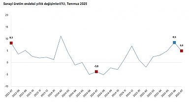 TÜİK: Sanayi üretimi yıllık yüzde 5 arttı