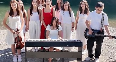 Tunceli'de öğrencilerden orman yangınlarına karşı farkındalık klibi