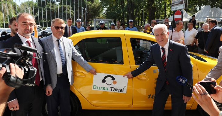 Türkiye'ye öncü 'Bursa Taksi' yollarda