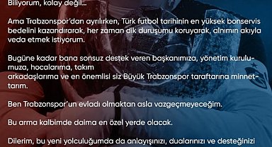 Uğurcan Çakır'dan veda paylaşımı