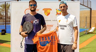 Ünlü padelci Ivan Scasni İzmir'e geldi