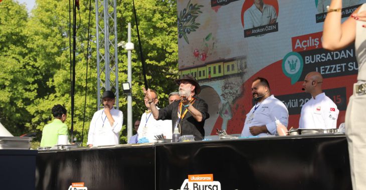 Ünlü şefler, tabaklarında Bursa ürünlerini yorumladı