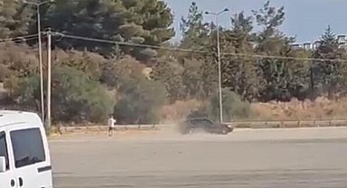 Urla'da drift yapan sürücüye ceza