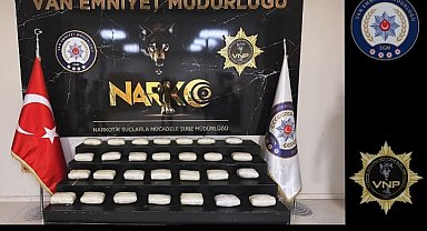 Van'da 28 kilo 640 gram metamfetamin ele geçirildi