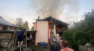 Yangında evli çift yaşamını yitirdi