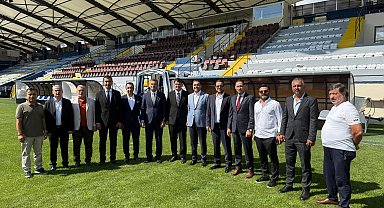 Yusuf Ziya Öniş Stadı'nda yenileme çalışmalarında sona gelindi